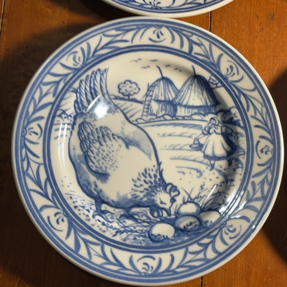 WILLIAMS-SONOMA Brittany plates VINTAGE. - Picture 5 of 6